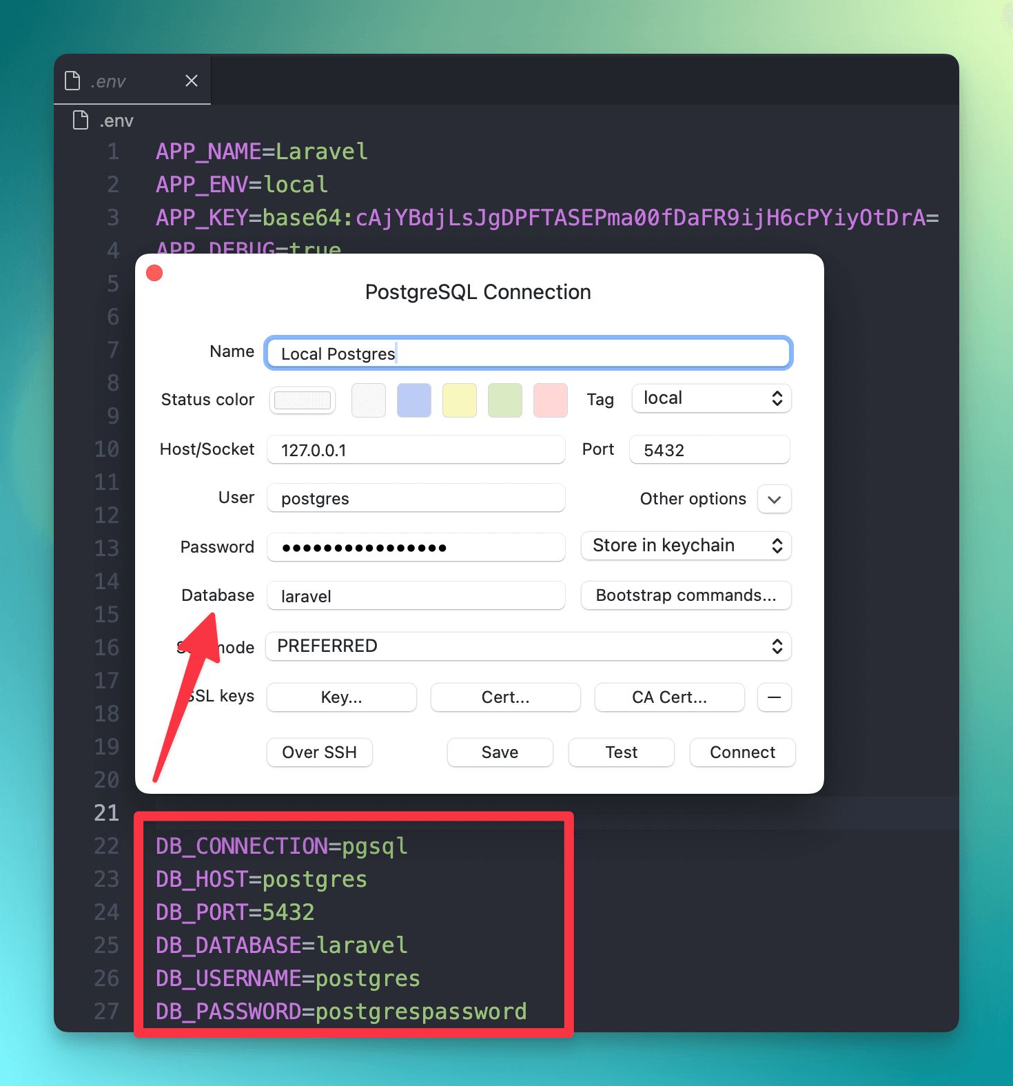 Connect to Postgres